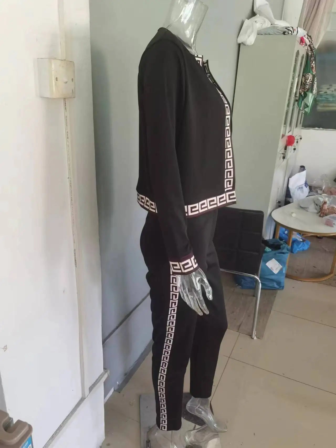 Ensemble Femme 3 Pièces Imprimé – Streetwear Tendance - deslyshopping