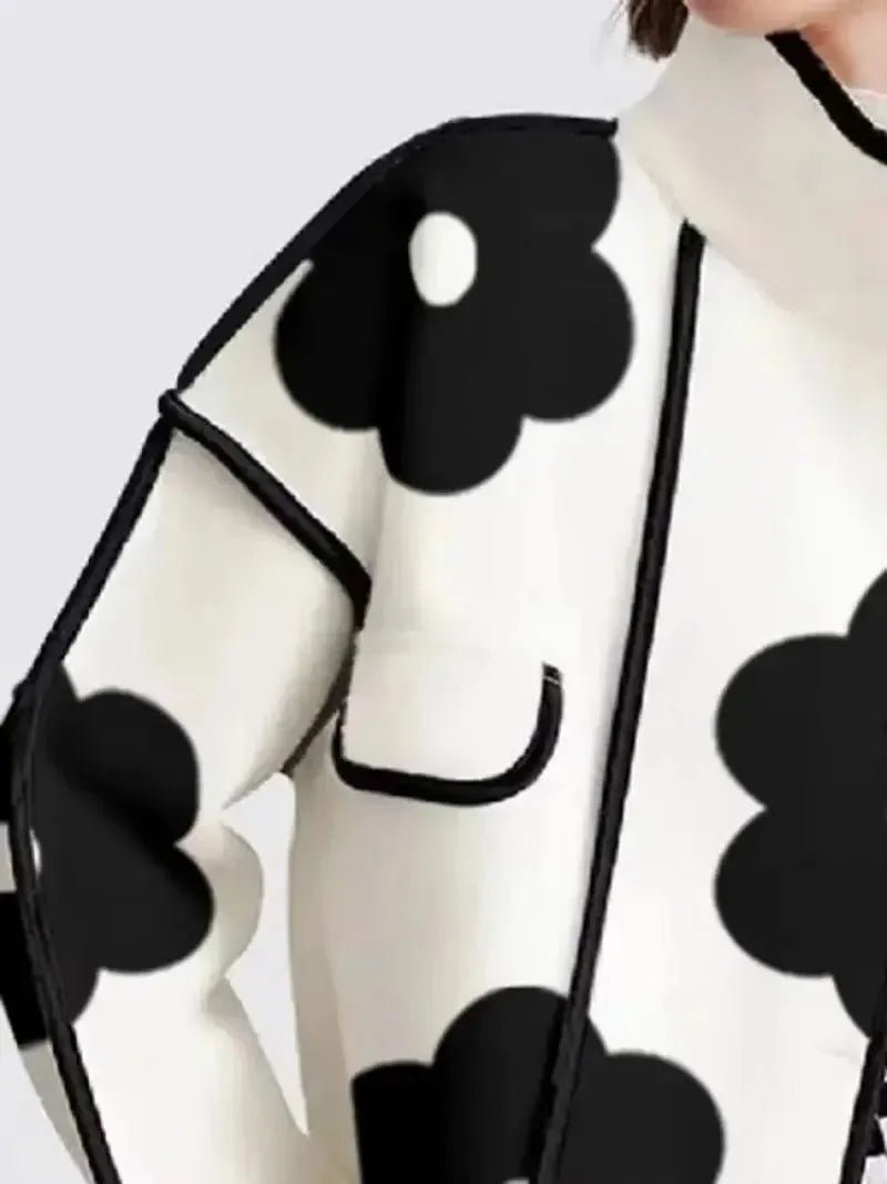 Ensemble Manteau et Jupe Imprimé Floral - deslyshopping