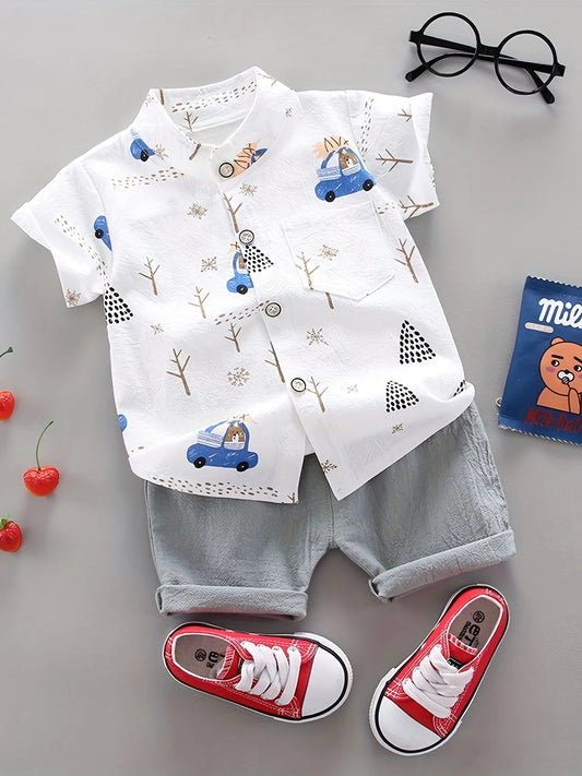 Ensemble Short imprimé - deslyshopping