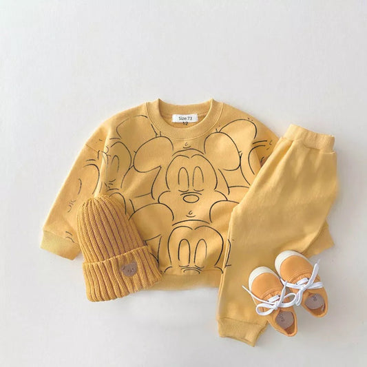 Ensemble Survêtement Été pour Bébé Garçon - Imprimé Cartoon Designer - deslyshopping
