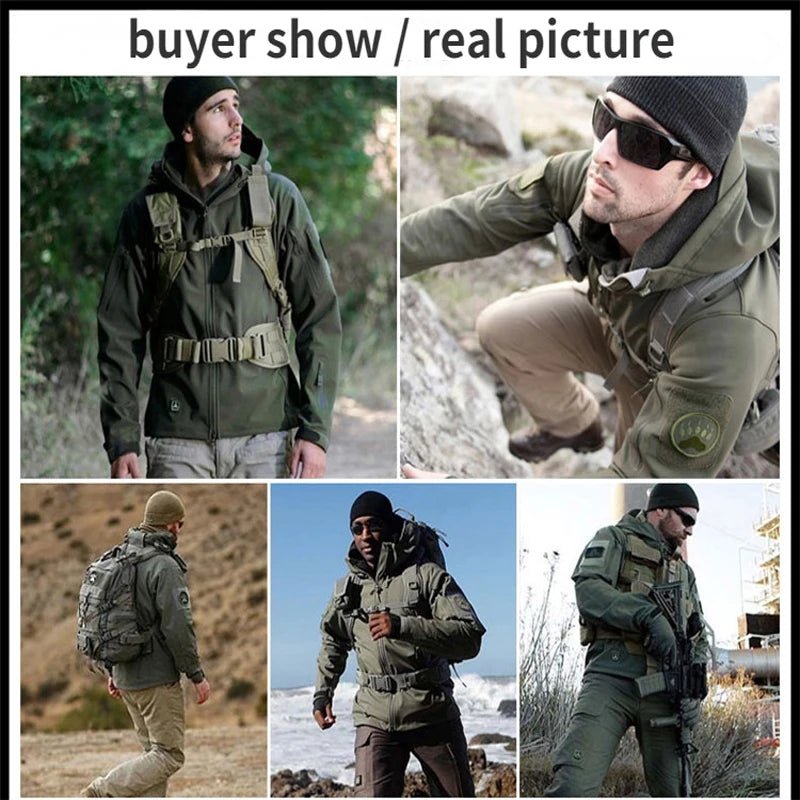 Ensemble Veste d'Hiver Imperméable à Capuche - deslyshopping