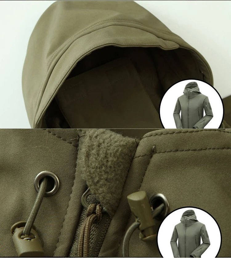 Ensemble Veste d'Hiver Imperméable à Capuche - deslyshopping