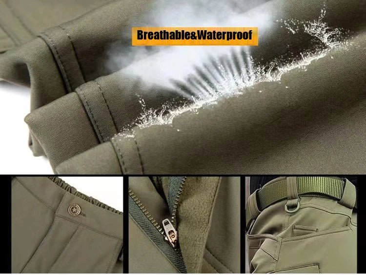 Ensemble Veste d'Hiver Imperméable à Capuche - deslyshopping
