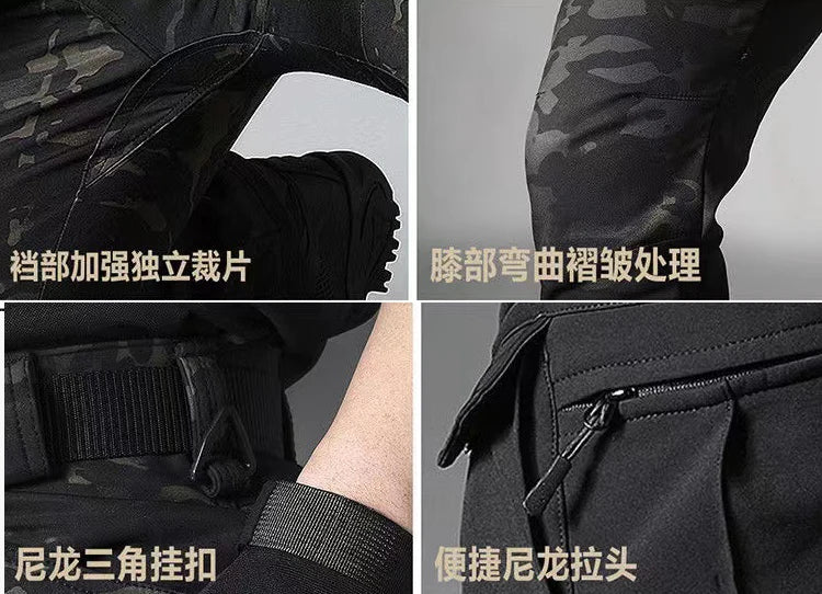 Ensemble Veste d'Hiver Imperméable à Capuche - deslyshopping