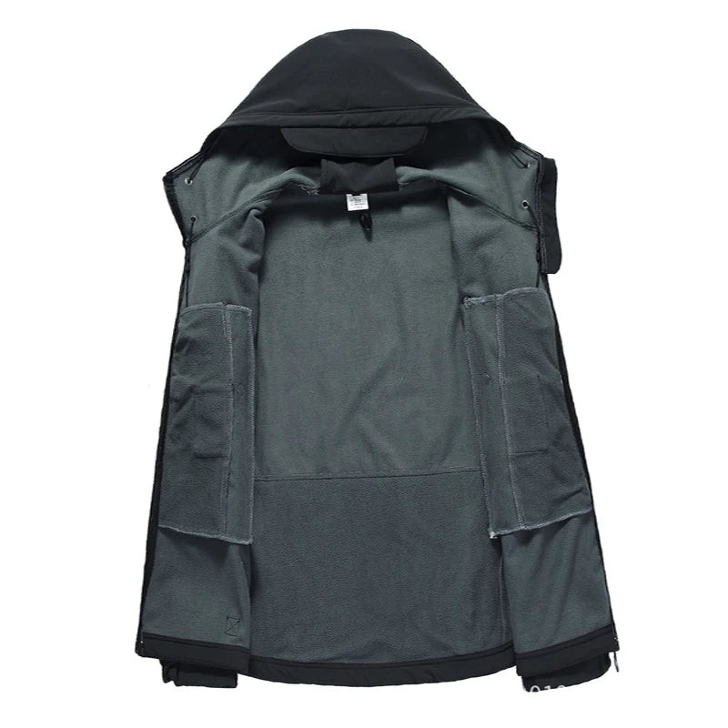 Ensemble Veste d'Hiver Imperméable à Capuche - deslyshopping
