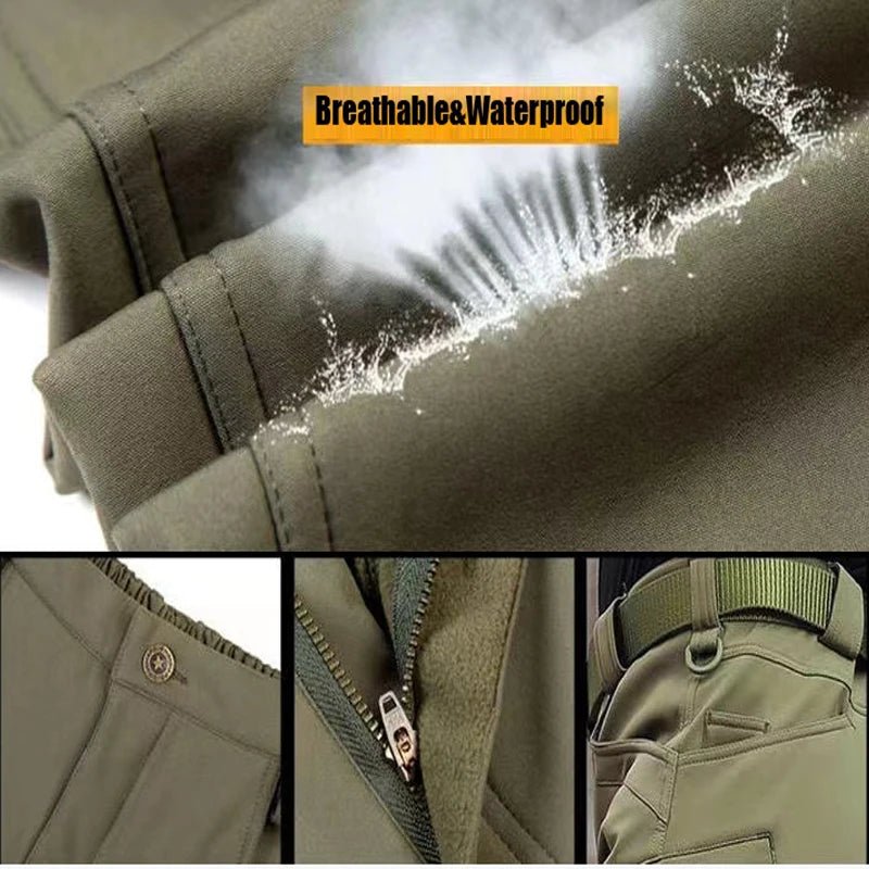 Ensemble Veste d'Hiver Imperméable à Capuche - deslyshopping