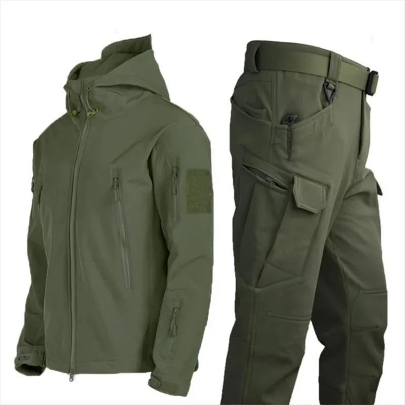 Ensemble Vêtements de Chasse Hiver – Veste "Cuir de Requin" - deslyshopping
