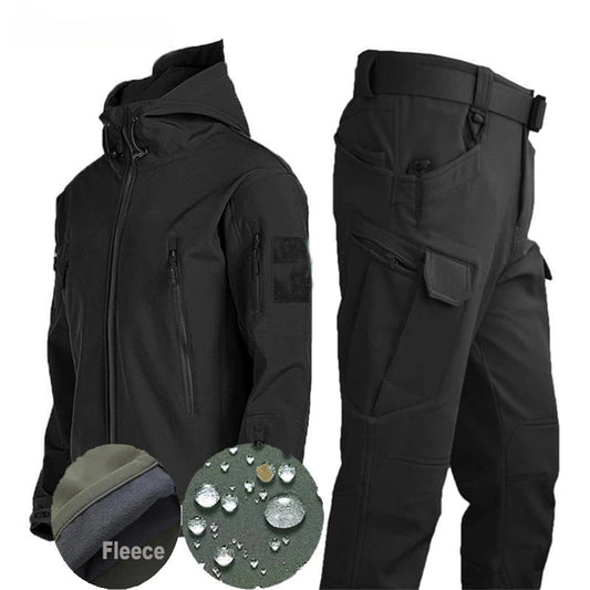 Ensemble Vêtements de Chasse Hiver – Veste "Cuir de Requin" - deslyshopping