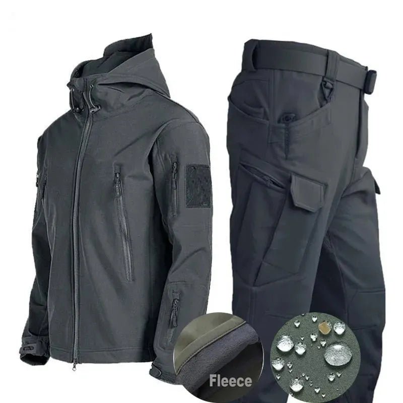 Ensemble Vêtements de Chasse Hiver – Veste "Cuir de Requin" - deslyshopping