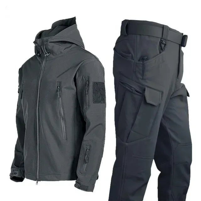 Ensemble Vêtements de Chasse Hiver – Veste "Cuir de Requin" - deslyshopping