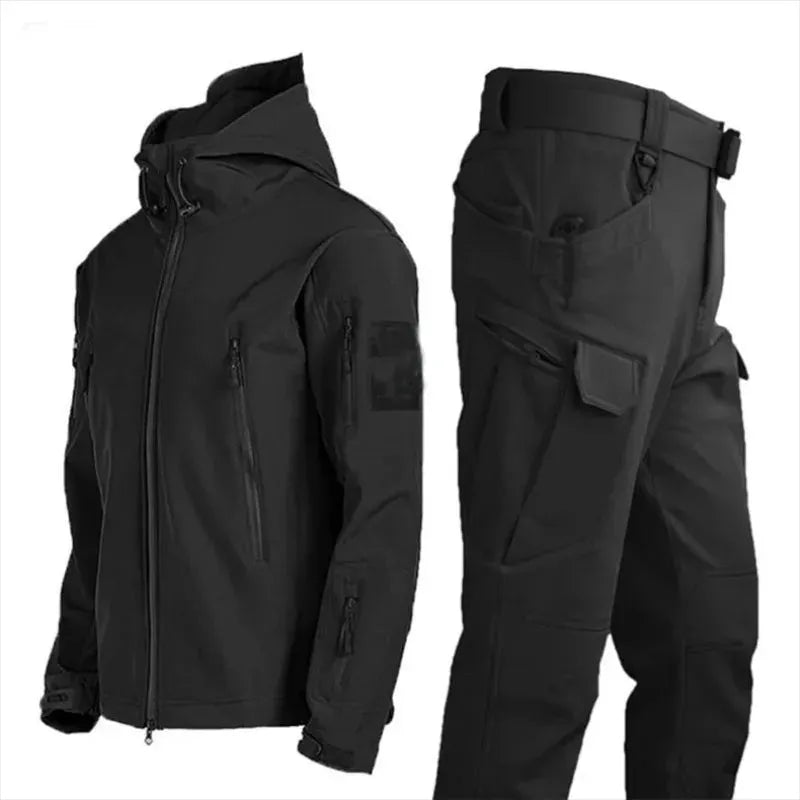 Ensemble Vêtements de Chasse Hiver – Veste "Cuir de Requin" - deslyshopping