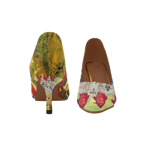 Escarpins à Bout Pointu et Talon Bas - deslyshopping
