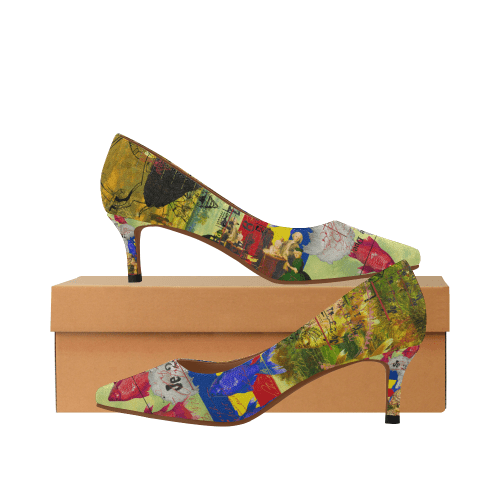 Escarpins à Bout Pointu et Talon Bas - deslyshopping