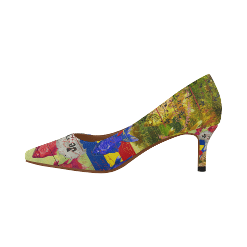 Escarpins à Bout Pointu et Talon Bas - deslyshopping