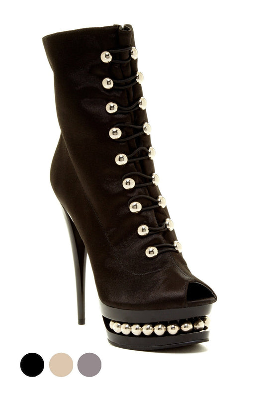 Escarpins Plateforme Satin BLAKEE - deslyshopping