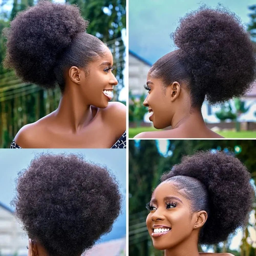 Extensions de queue de cheval Afro 10 pouces - deslyshopping