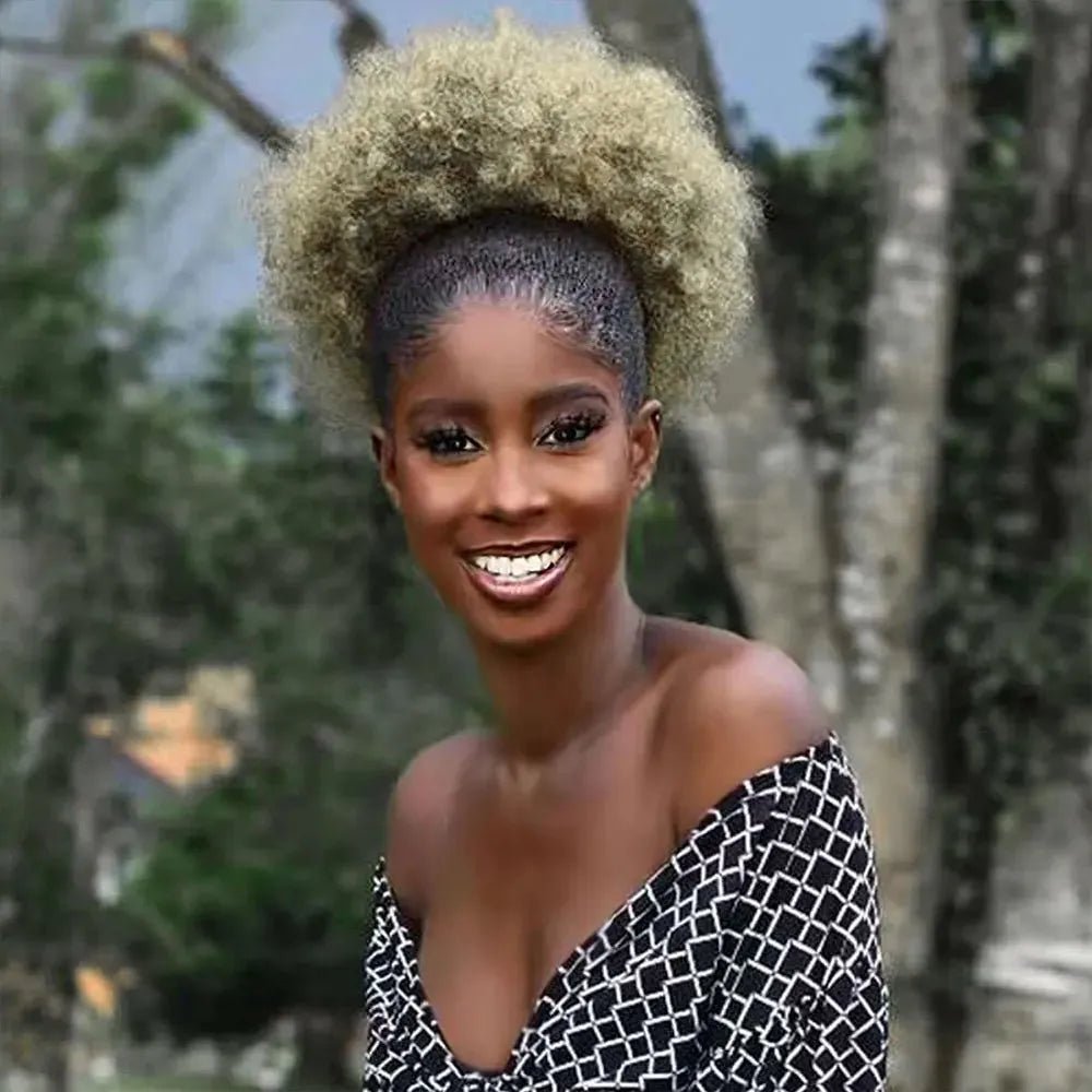 Extensions de queue de cheval Afro 10 pouces - deslyshopping