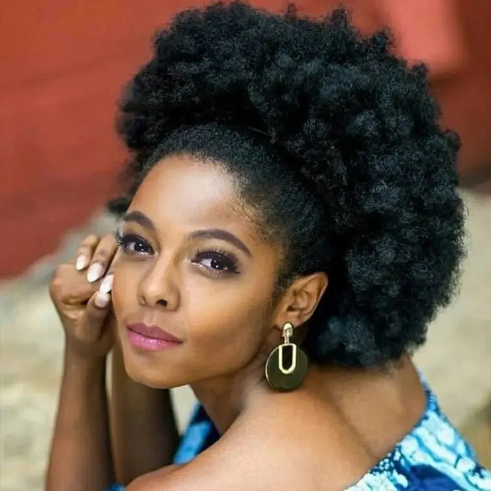 Extensions de queue de cheval Afro 10 pouces - deslyshopping