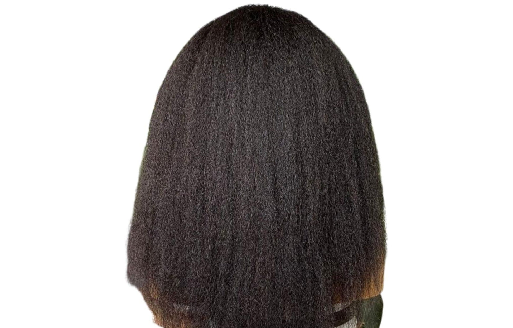 Headband Wig Kinky Straight Human Hair Scarf Wig No GLUE Easy Wear - deslyshopping