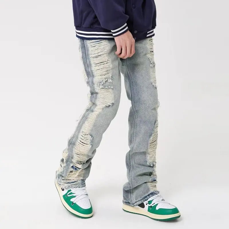 🖤 Jean Baggy Troué Déchiré 2024 🔥👖 - deslyshopping