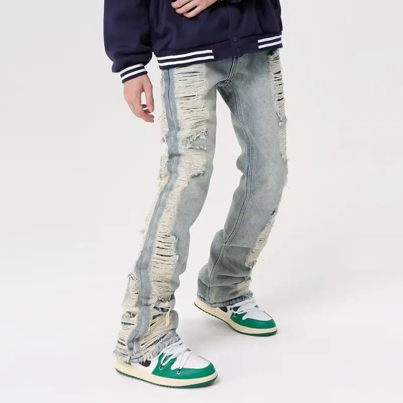 🖤 Jean Baggy Troué Déchiré 2024 🔥👖 - deslyshopping