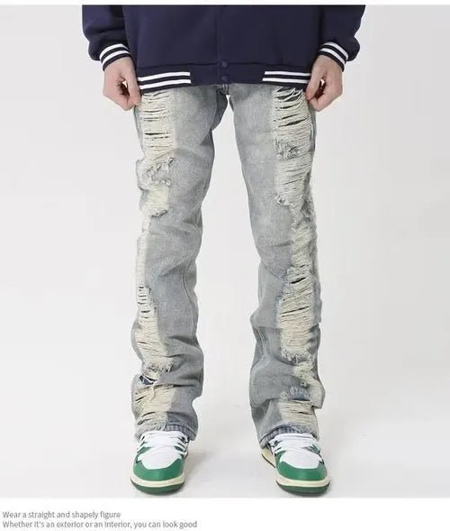 🖤 Jean Baggy Troué Déchiré 2024 🔥👖 - deslyshopping