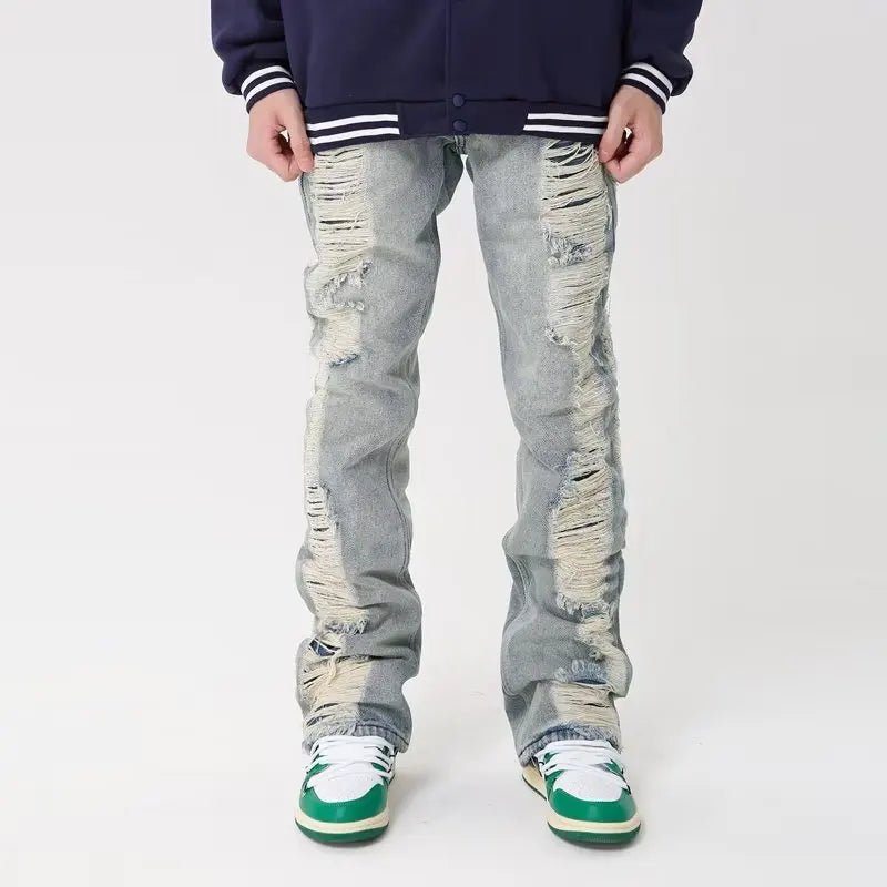 🖤 Jean Baggy Troué Déchiré 2024 🔥👖 - deslyshopping