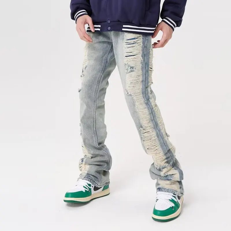 🖤 Jean Baggy Troué Déchiré 2024 🔥👖 - deslyshopping