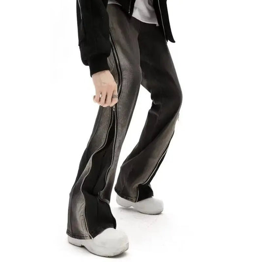 🔥 Jeans Baggy Flare Y2K Streetwear - deslyshopping