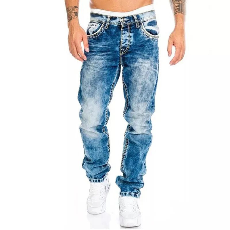Jeans Slim Homme - Marques Straight Stretch - deslyshopping