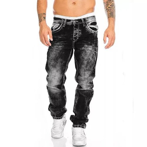Jeans Slim Homme - Marques Straight Stretch - deslyshopping