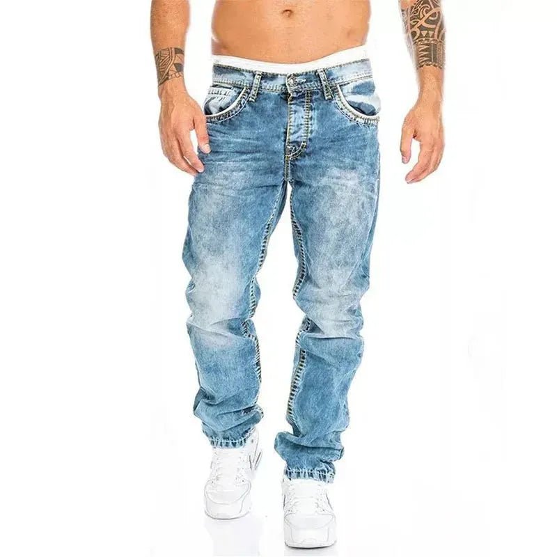 Jeans Slim Homme - Marques Straight Stretch - deslyshopping