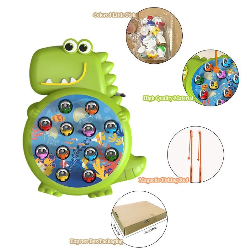 🎣 Jouet de Pêche Magnétique Dinosaure - Jeu Éducatif et Amusant 🦕 - deslyshopping