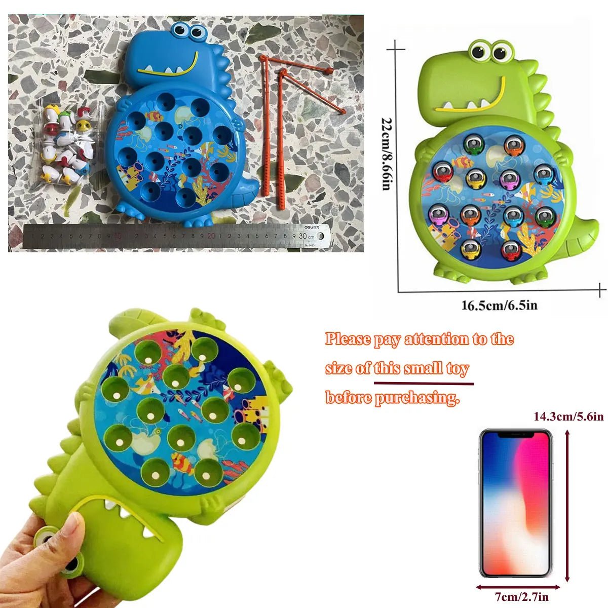 🎣 Jouet de Pêche Magnétique Dinosaure - Jeu Éducatif et Amusant 🦕 - deslyshopping