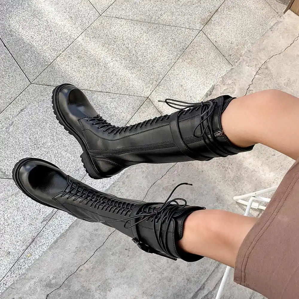 🔥 Krazing Pot – Bottines Femme Cuir Verni Bout Rond - deslyshopping