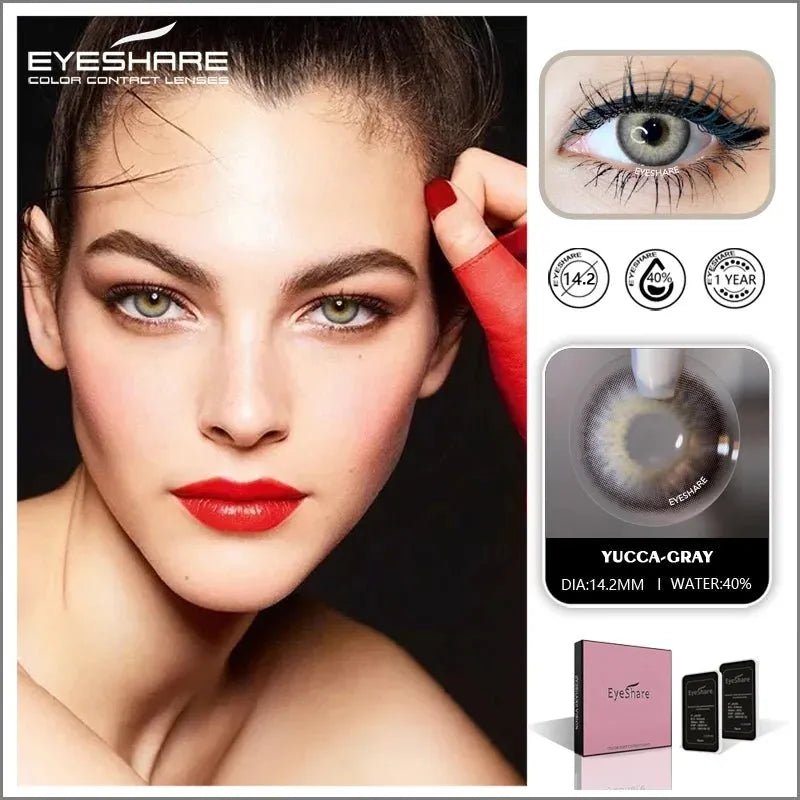 Lentilles annuelles confortables hydrogel - deslyshopping