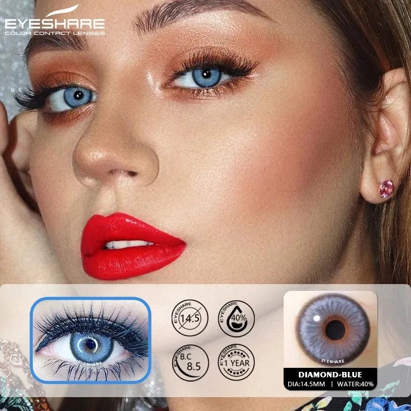 Lentilles annuelles confortables hydrogel - deslyshopping