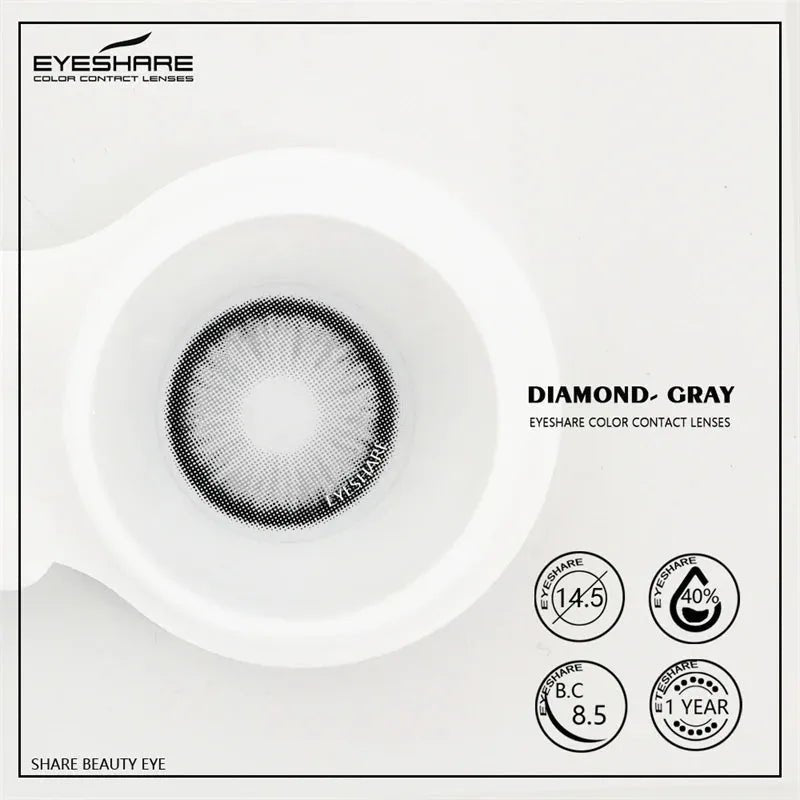 Lentilles annuelles confortables hydrogel - deslyshopping