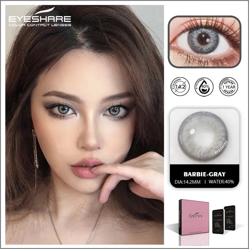 Lentilles annuelles confortables hydrogel - deslyshopping