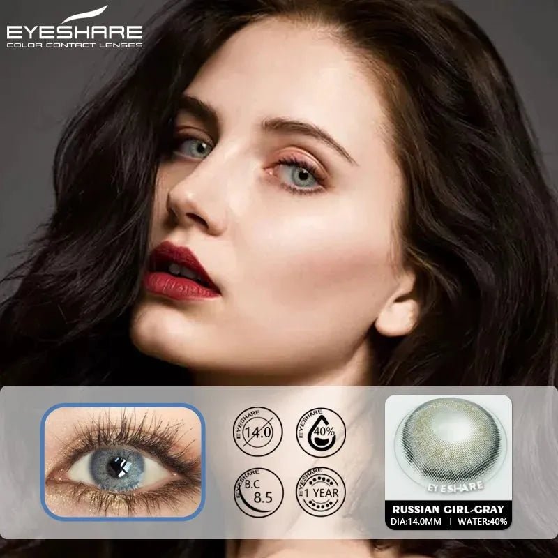 Lentilles annuelles confortables hydrogel - deslyshopping
