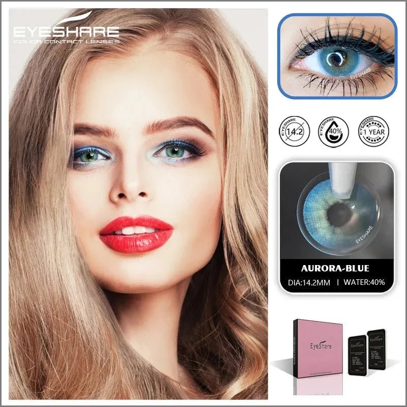 Lentilles annuelles confortables hydrogel - deslyshopping