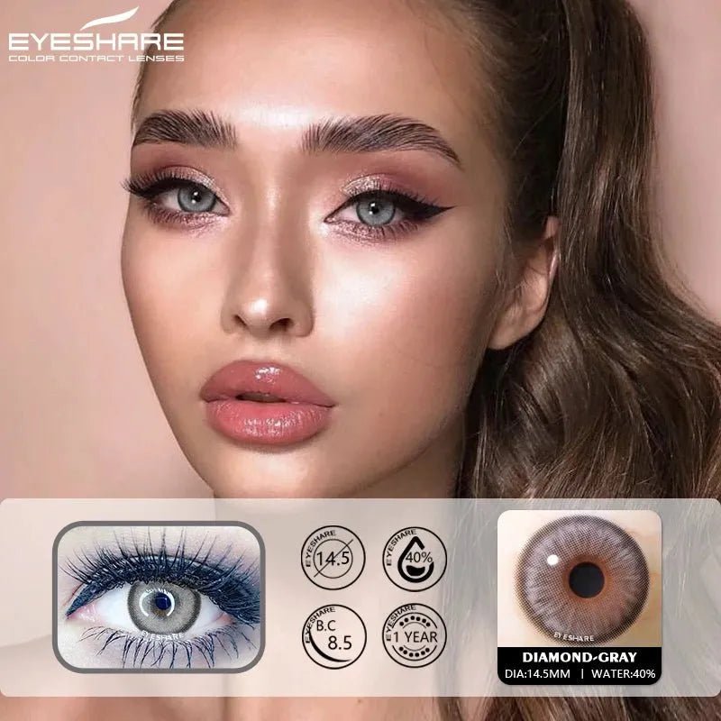 Lentilles annuelles confortables hydrogel - deslyshopping