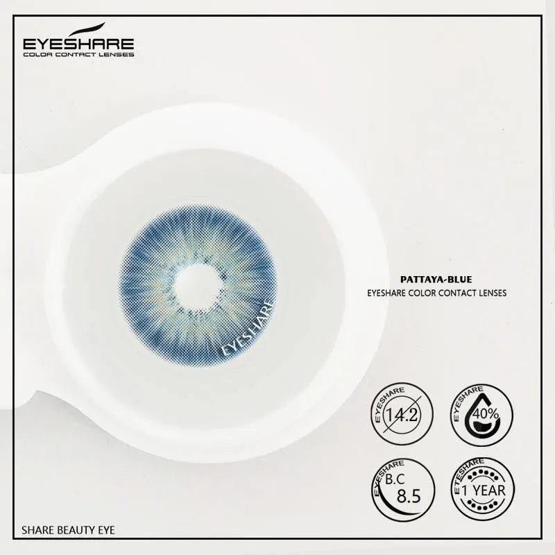 Lentilles annuelles confortables hydrogel - deslyshopping