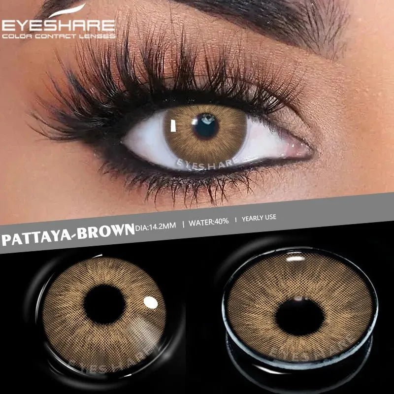 Lentilles annuelles confortables hydrogel - deslyshopping