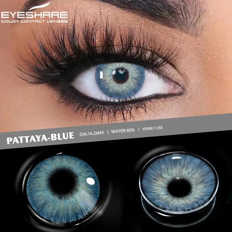 Lentilles annuelles confortables hydrogel - deslyshopping