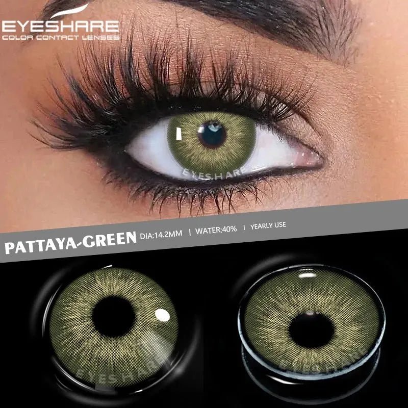Lentilles annuelles confortables hydrogel - deslyshopping