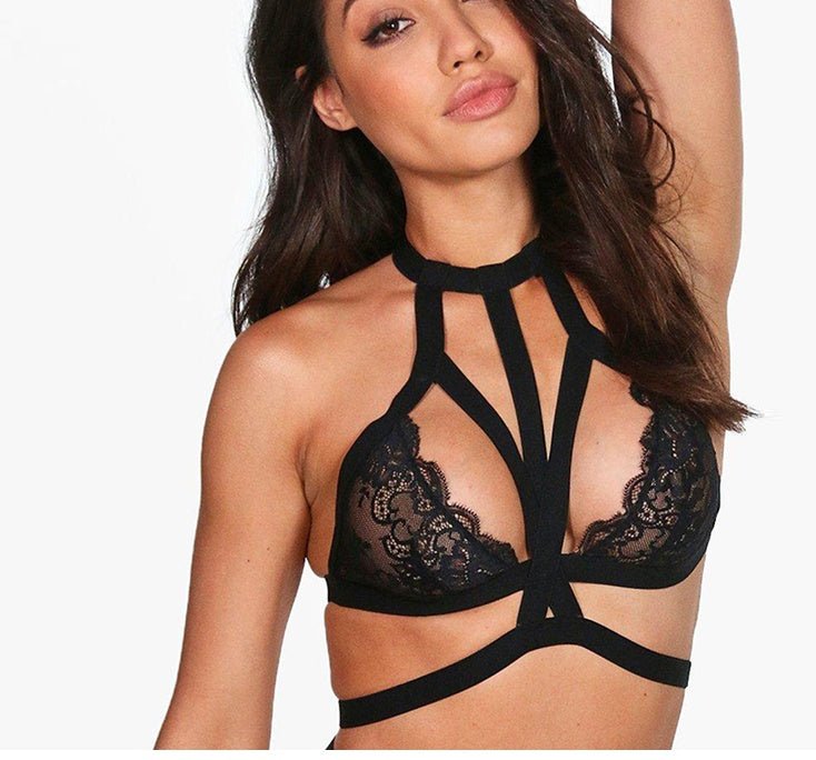 Lingerie en Dentelle Transparente Bandage - deslyshopping