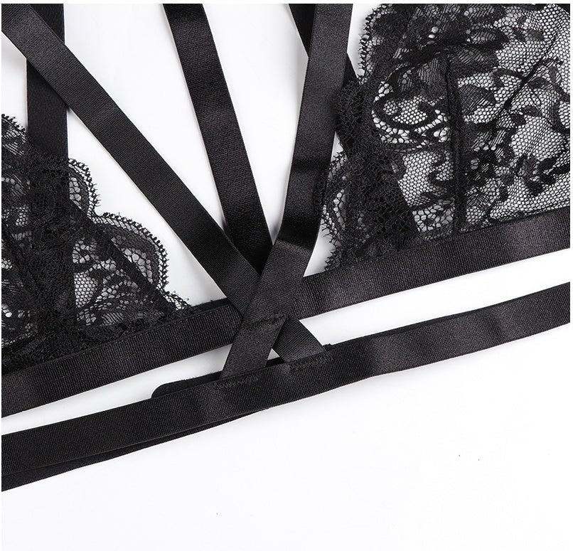Lingerie en Dentelle Transparente Bandage - deslyshopping