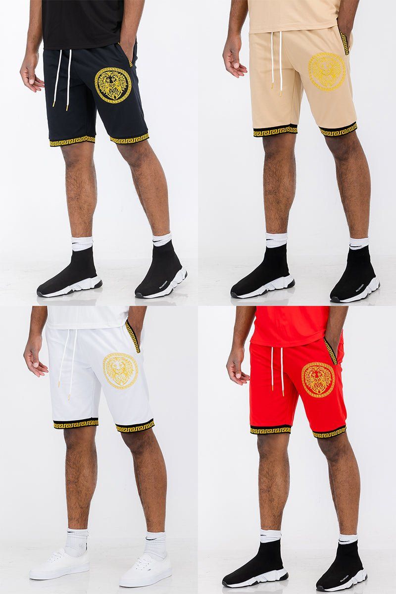Lion Head Shorts - deslyshopping