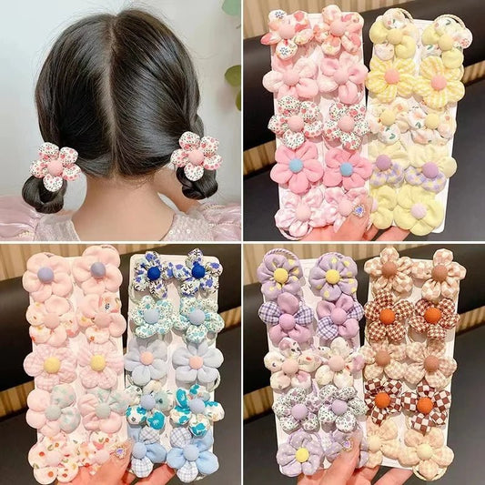 Lot de 10 élastiques à cheveux - deslyshopping